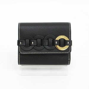 Chloe Black Tri Wallet Darryl Leather